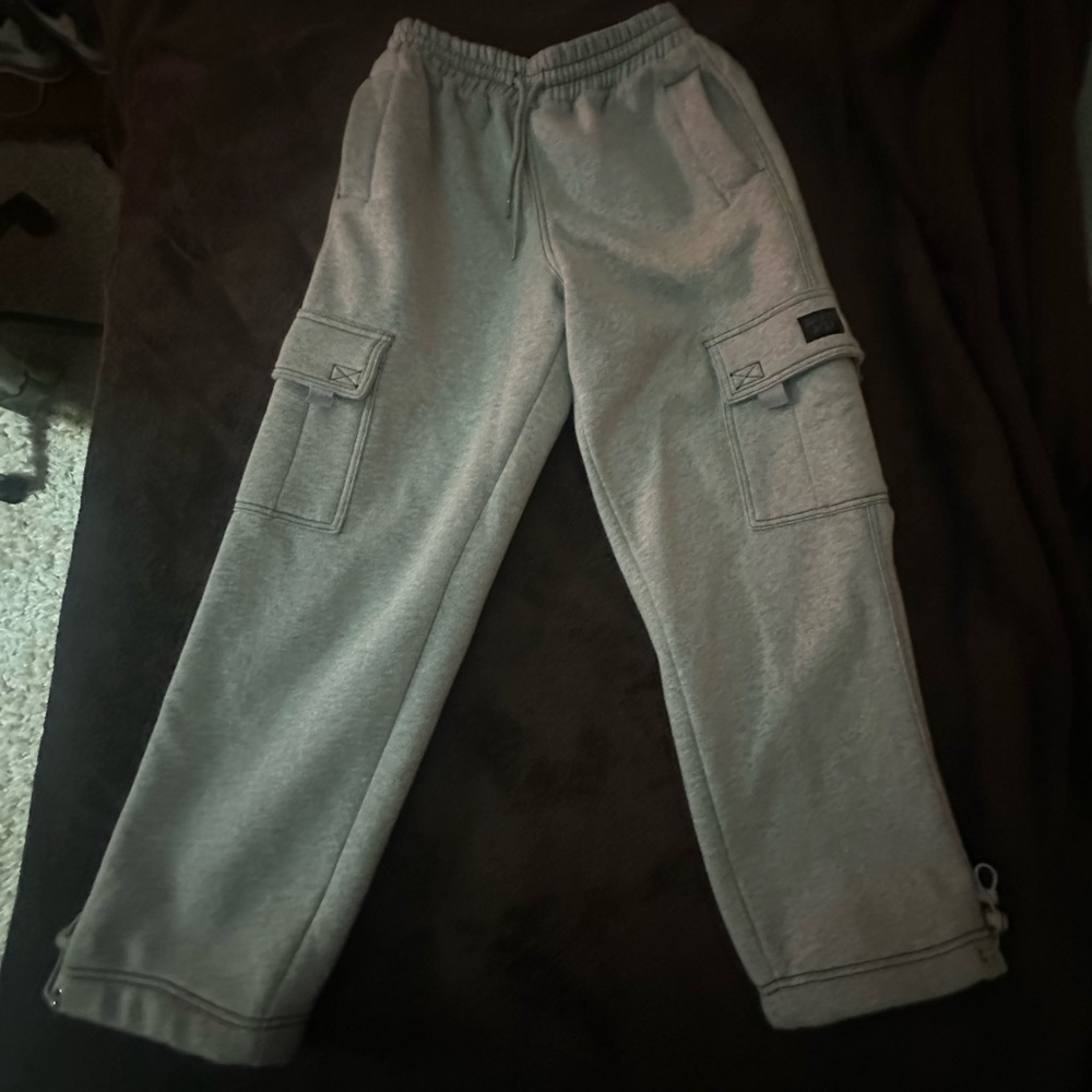 Kids' Gray Cargo Joggers